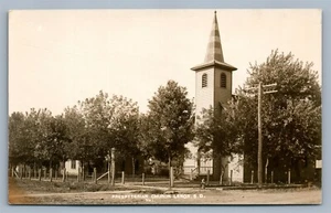 LENOX SD PRESBYTERIAN CHURCH ANTIQUE REAL PHOTO POSTCARD RPPC - Picture 1 of 2