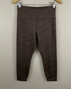 Athleta Medium Petite MP Brown Elation Space Dye 7/8 Tight Legging - Picture 1 of 3