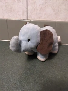 Carters Child Of Mine Blue Elephant Baby Plush Stuffed Animal Toy 7" - Picture 1 of 6
