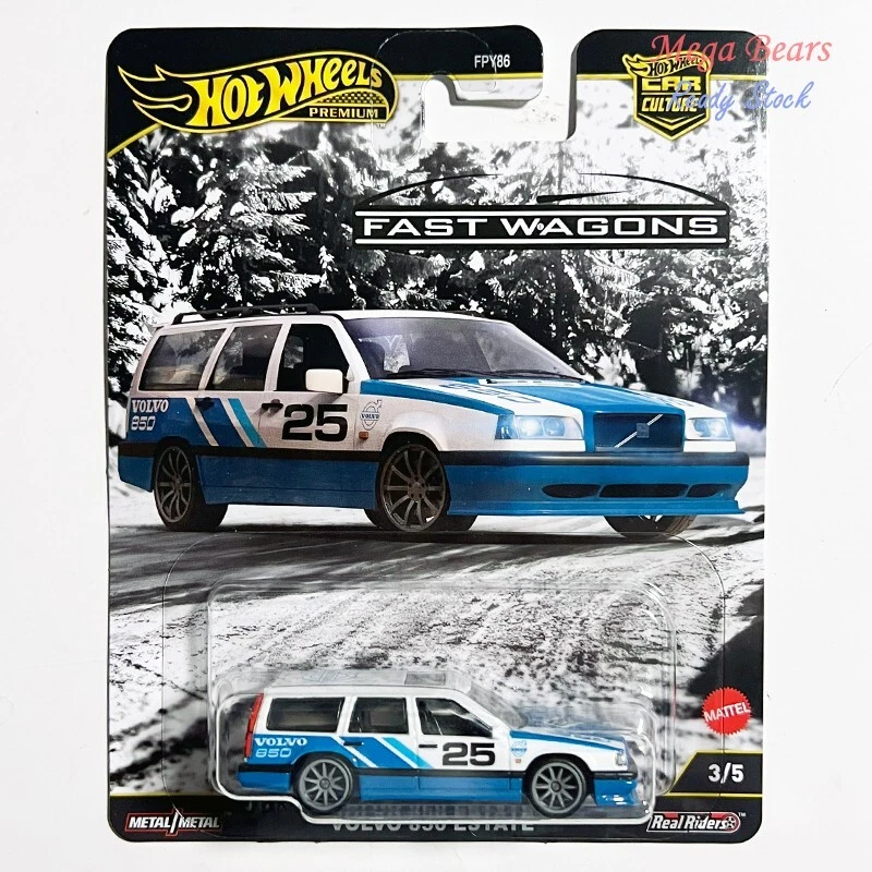 Mattel Hot Wheels Premium 2025 Fast Wagons #3 Volvo 850 Estate Car Culture FPY86 - Image 1 of 1