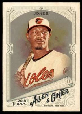 2018 TOPPS ALLEN AND GINTER THE WORLD'S CHAMPIONS GLOSSY ADAM JONES BALTIMORE - Image 1 of 2