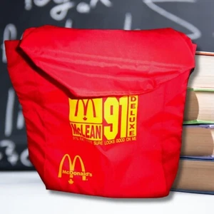 Vintage Mc Donald's 1991 McLean Cooler Beer Soda Backpack - Picture 1 of 1