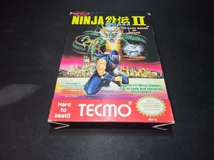 Ninja Gaiden II Dark Sword of Chaos Authentic Nintendo NES EXMT+CIB & protector! - Picture 1 of 9