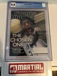 1st Lebron James cover Sports Illustrated Magazine Feb 18 2002 CGC 9.4 - Picture 1 of 2