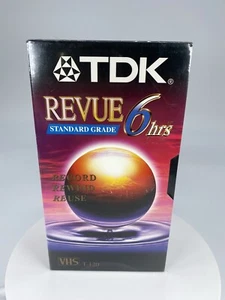 Cinta VHS en blanco TDK Premium Quality Revue, T-120 6 horas (cantidad-2) - Imagen 1 de 6