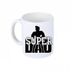 Super Dad Cup Super Father Black White Father S Day Gift Idea Coffee Mug Gift