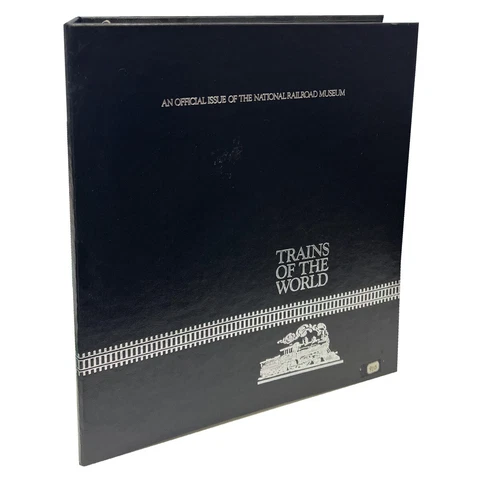 Franklin Mint Trains of the World stamp collection Cover