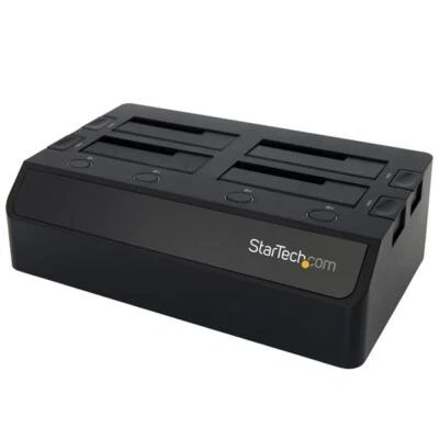 StarTech SDOCK4U33 USB 3.0 To 4-Bay SATA 6Gbps Hard Drive Dock - Image 1 of 4