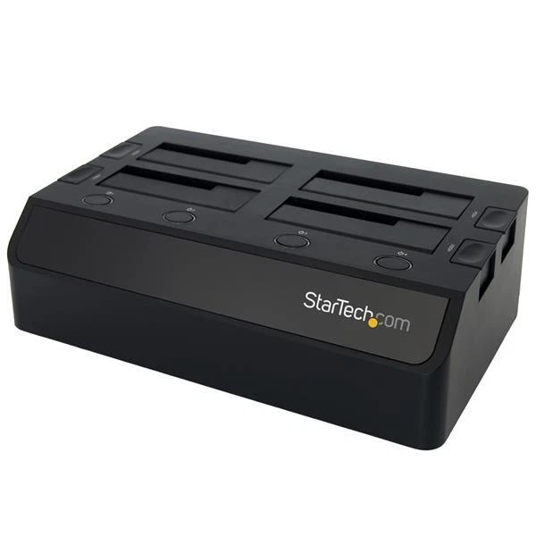 StarTech SDOCK4U33 USB 3.0 To 4-Bay SATA 6Gbps Hard Drive Dock - Image 1 of 4