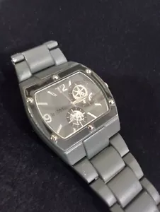 ZOO YORK Watch Men's Gray Tone Steel Bracelet Gray Dial Analog - Picture 1 of 8