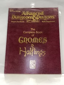 TSR Advanced Dungeons & Dragons Il Libro Completo di Gnomi e Halfling 2° 2134 - Foto 1 di 3