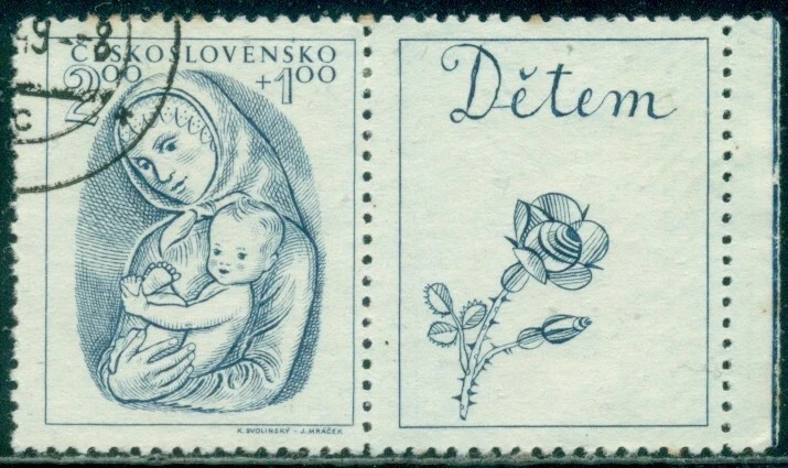 CHECOSLOVAQUIA SCOTT # B164 CON PESTAÑA, USADO, ¡GRAN PRECIO! Foto 1 de 1