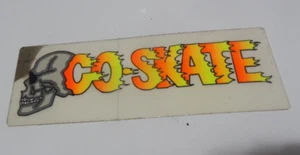 GO SKATE "Rare!"  80's vtg Skateboard sticker original print ... - Picture 1 of 2