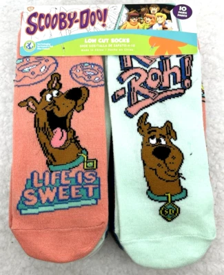 Scooby Doo! Женские носки низкого покроя упаковка 10 шт. размер 4-10 - Изображение 1 из 4