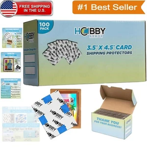 Professional Sports Card Mailer 3.5" x 4.5" with Rounded Corners - 100 Pack - Picture 1 of 8