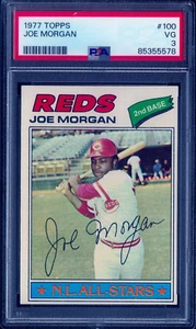 1977 Topps #100 Joe Morgan - Cincinnati Reds - PSA 3 VG Quality - Bild 1 von 2