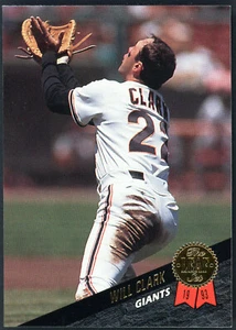 1993 Leaf Baseball #247 Will Clark SF Giants - Picture 1 of 2