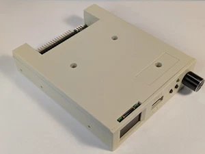 Gotek FlashFloppy PLUS - Yellow-Beige, OLED, Rotary, AT32F435 - Picture 1 of 2