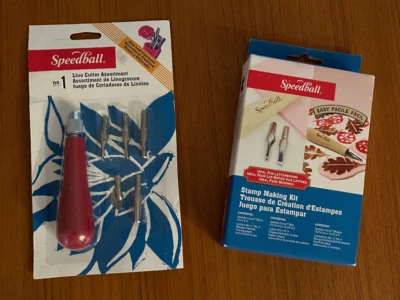 Speedball Lino Cutter Assortment & Stamp Making Kit - Image 1 of 4