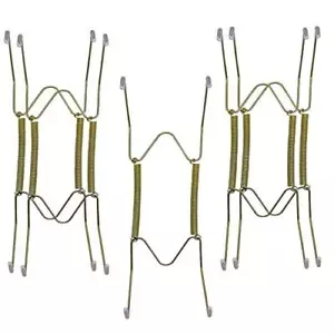 Xinlinke Lot5 10-Inch Large Invisible Plate Wire Hanger Wall Holders with - Picture 1 of 8