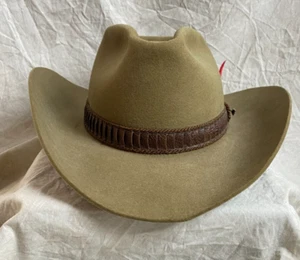 Vintage John B Stetson Company XXX 3x Beaver Cowboy Hat K240 - Picture 1 of 8