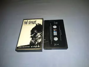 ROD STEWART RHYTHM OF MY HEART CASSETTE TAPE SINGLE - Picture 1 of 2