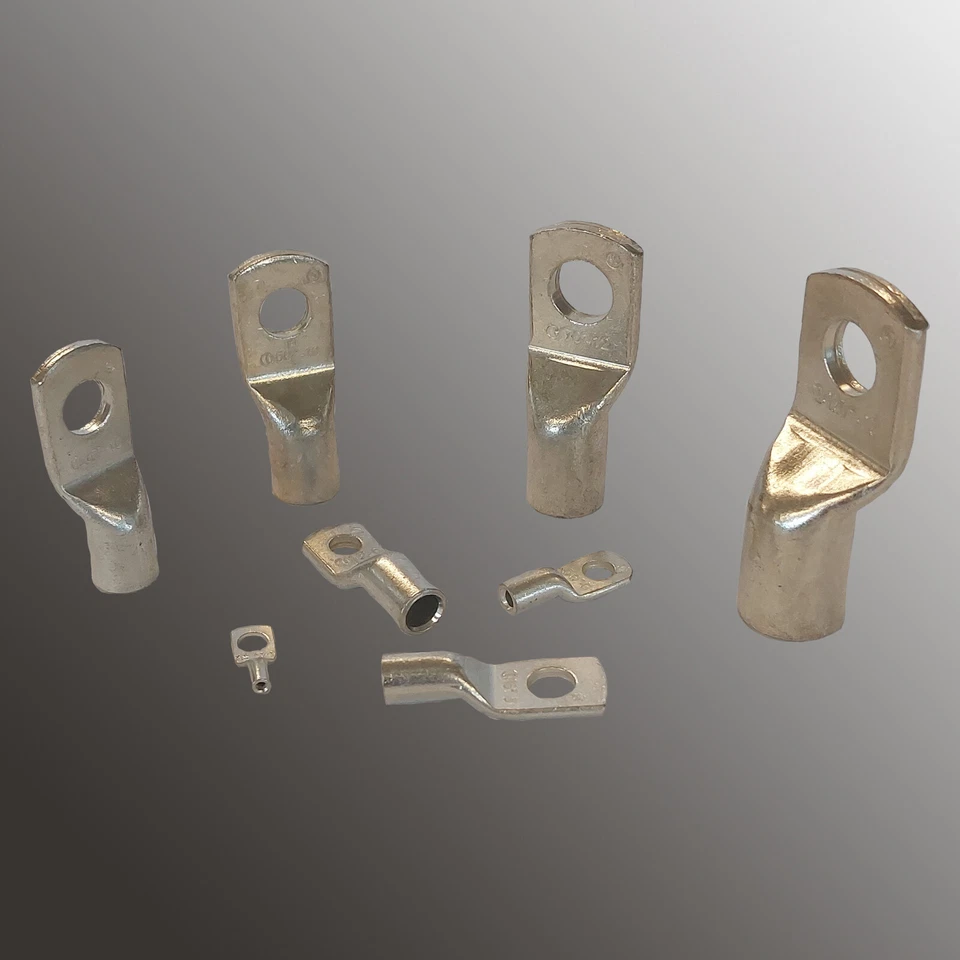 Rohrkabelschuhe M4 - M12 1,5 - 120mm² blank unisoliert Kabelschuhe Ring Press - Bild 1 von 1