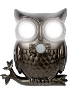 Decorative LED Motion Sensor Hooting Owl Light By Ideaworks - Picture 1 of 4