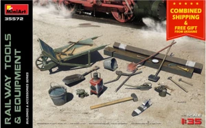 Miniart 35572 - Railway Tools and Equipment WWII 1941 Maßstab 1:35 Modell - Bild 1 von 10