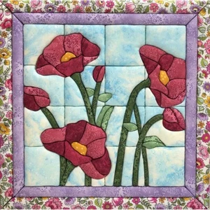 Quilt Magic® Spring Flowers No-Sew Quilt Kit - Picture 1 of 1