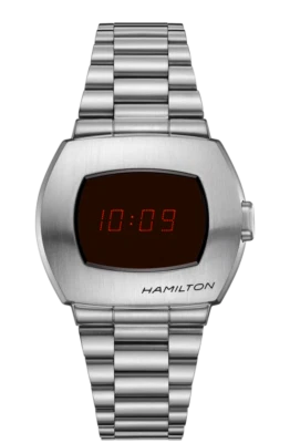 New Hamilton American Classic PSR Digital Stainless Steel Men's Watch H52414130 - Image 1 of 3