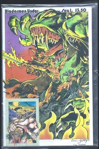 Vintage New/Sealed Blue Comet Press Comics "THE BLADESMEN UNDER-SEAL #1" 1994 - Picture 1 of 2