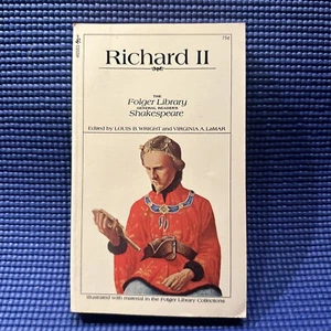 Richard II (Folger Shakespeare Library) Play by William Shakespeare The Bard - Foto 1 di 5