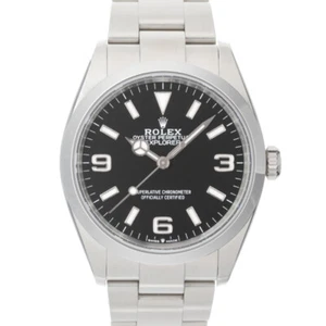 ROLEX Explorer I 124270 Black Warranty 2022 Box/Paper - Picture 1 of 24