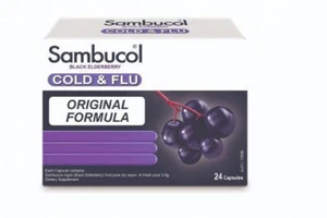 Sambucol Cold & Flu 24 Gel Capsules - Picture 1 of 1