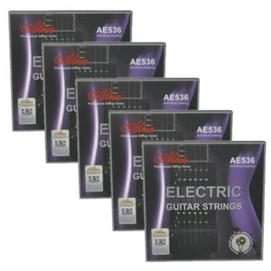 5Sets Alice Electric Guitar Strings Hexagonal Core Iron Alloy Winding AE536SL - Picture 1 of 4