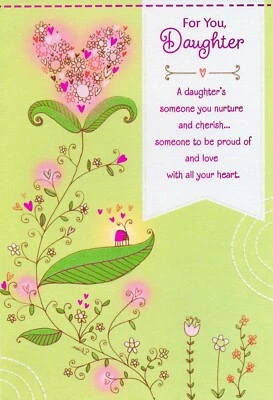 Cute & Loving MOTHER'S DAY Card FOR DAUGHTER, Ladybug Flower Proud — Hallmark +✉ - Image 1 of 4