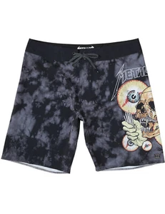 Boardshorts Billabong de paja corta de longitud media en negro - Imagen 1 de 4