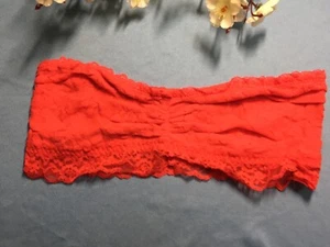 H&M Size us32b eu70b it 2b wireless Unpadded Red - Picture 1 of 7