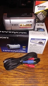 Sony Handycam HDR-CX100 HD Video Camera Recorder With Charger Tested - Picture 1 of 8