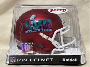 Super Bowl LVII - Riddell Speed Mini Casco de Fútbol Americano NFL - Chiefs v Eagles - Imagen 1 de 6