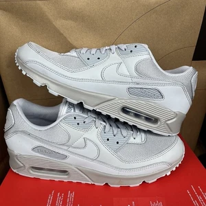 NEW Nike Air Max 90 “Recraft” Triple Wolf Grey NBY CN8490 001 Men Size 12 - Picture 1 of 6