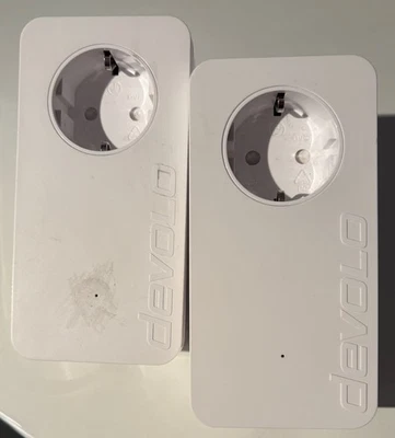 devolo dLAN 1200+ Starter Kit Powerline Adapter - Weiß (9376) - Bild 1 von 2