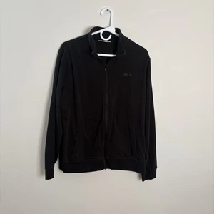 FILA Sport Men’s XL Black Full Zip Sweater Sweatshirt EUC T3 - Picture 1 of 10