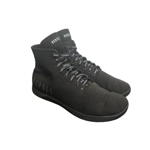 NOBULL Men’s High-Top Trainer Black Mesh Sneakers Gym Shoes Size 12 - Picture 1 of 24