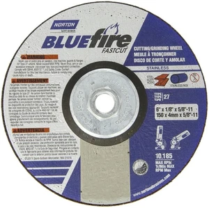 Muela abrasiva de corte NORTON 66252843199 6"x1/8"x5/8"-11 - Imagen 1 de 6