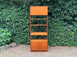 VINTAGE G PLAN 'FORM FIVE' TEAK WALL UNIT CABINET - Picture 1 of 10