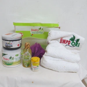 Juego de 6 piezas de cuidado de la piel natural para bebé con manteca de karité Jimpo-Ori - Imagen 1 de 2