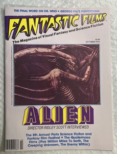 FANTASTIC FILMS Movie Magazine October 1979 ALIEN RIDLEY SCOTT Interview NM - Picture 1 of 5