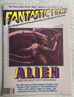 FANTASTIC FILMS Movie Magazine October 1979 ALIEN RIDLEY SCOTT Interview NM - Image 1 of 4